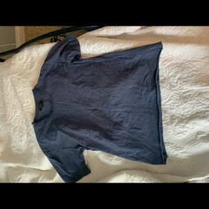 Topshop navy blue tee shirt